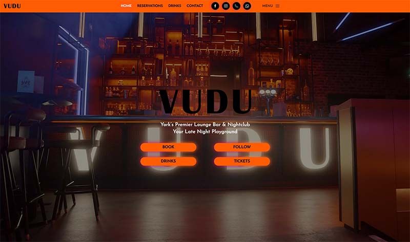 Vudu york - website rebrand - 121web.site